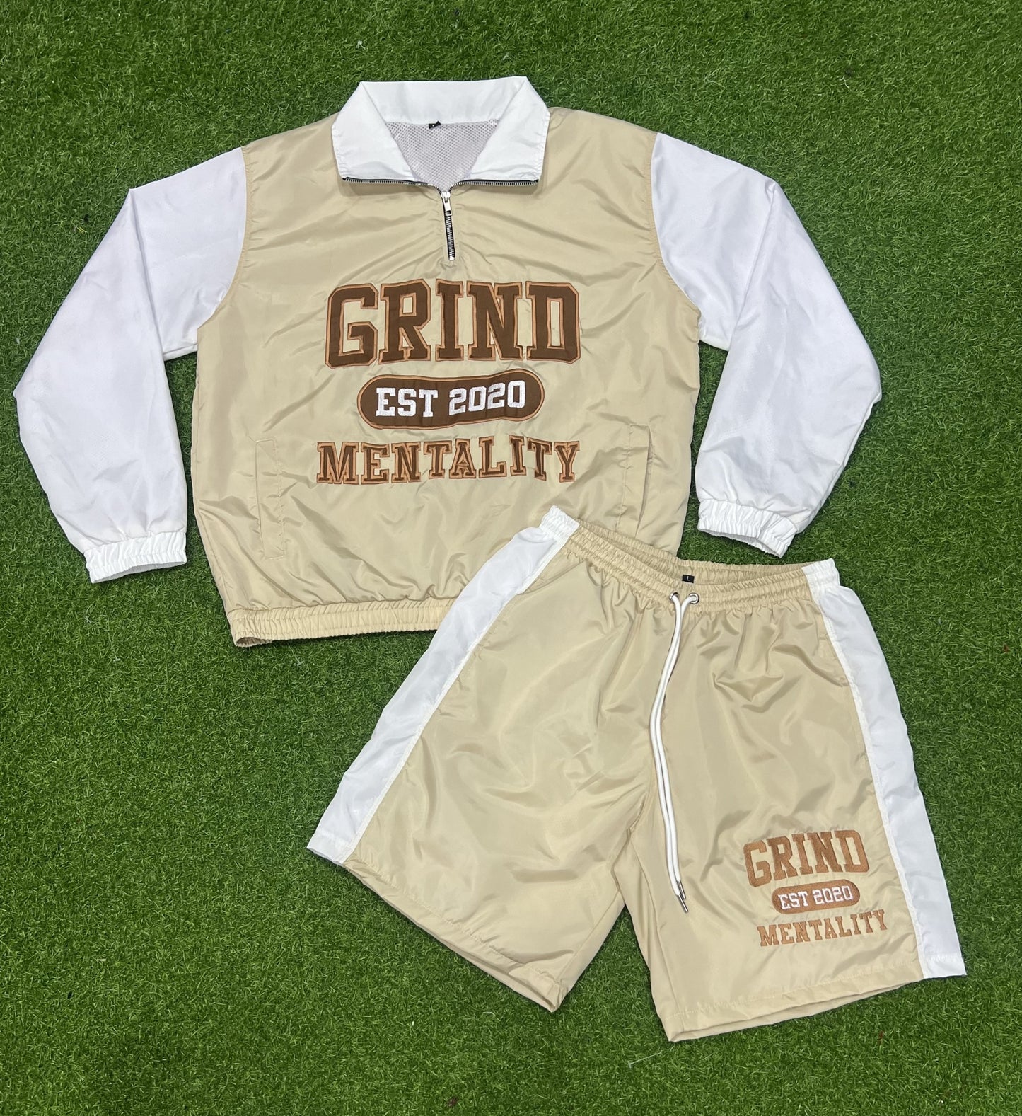 Grind Mentality Windbreaker Short Set